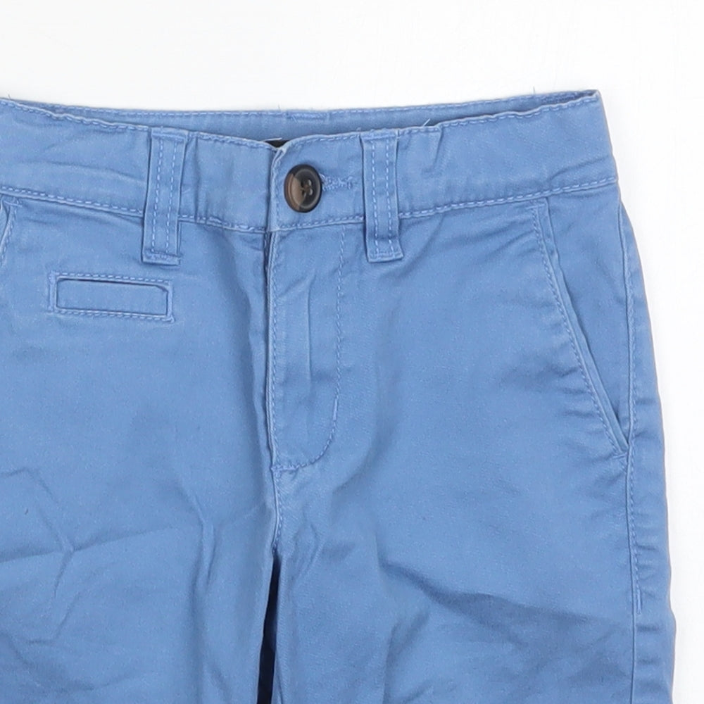 TEX Boys Blue  Cotton Chino Shorts Size 4-5 Years  Regular