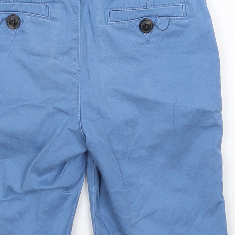TEX Boys Blue  Cotton Chino Shorts Size 4-5 Years  Regular