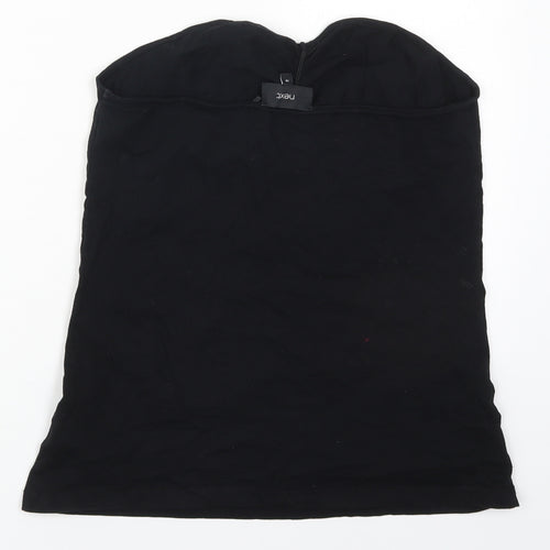 NEXT Womens Black  Cotton Basic Tank Size 18 Sweetheart