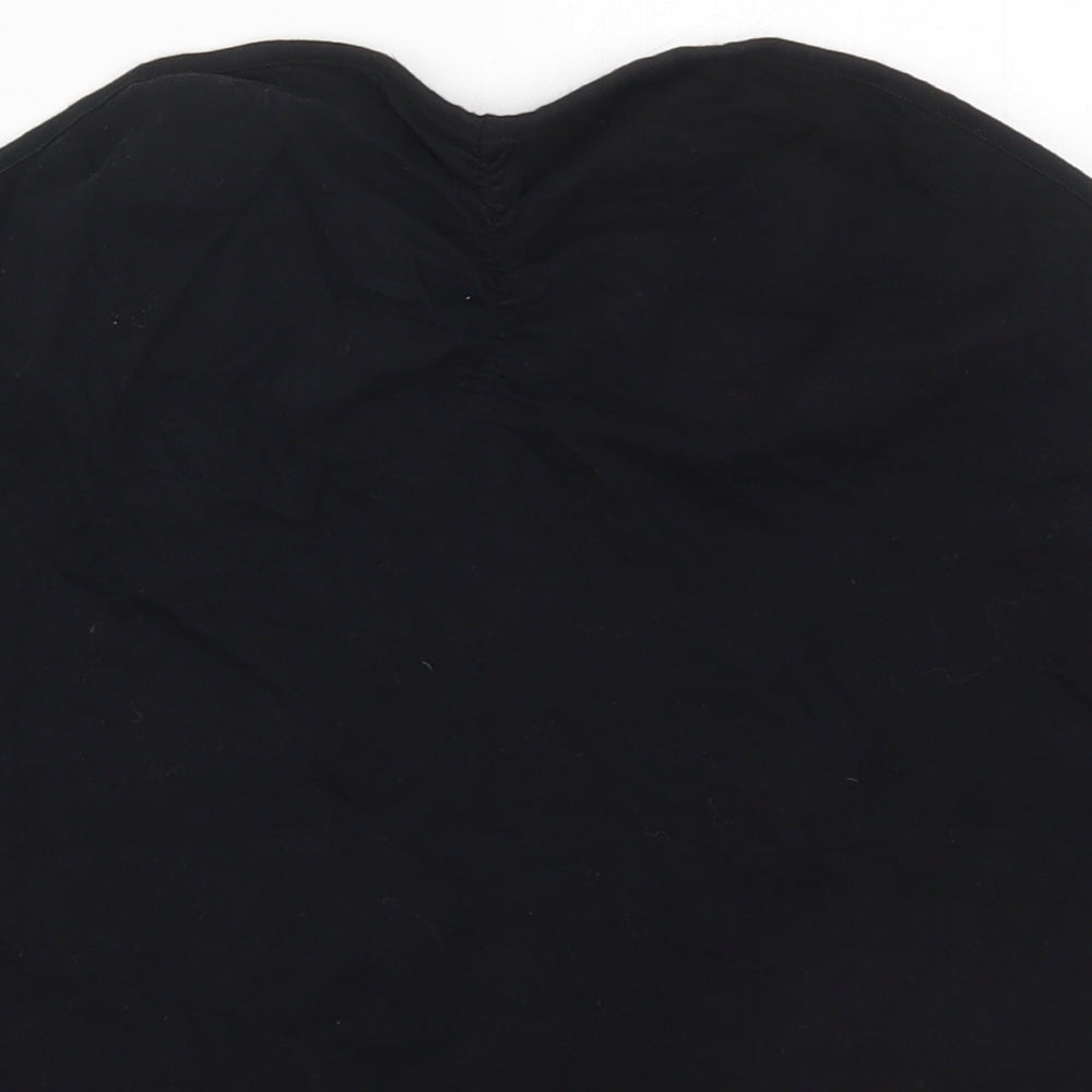 NEXT Womens Black  Cotton Basic Tank Size 18 Sweetheart