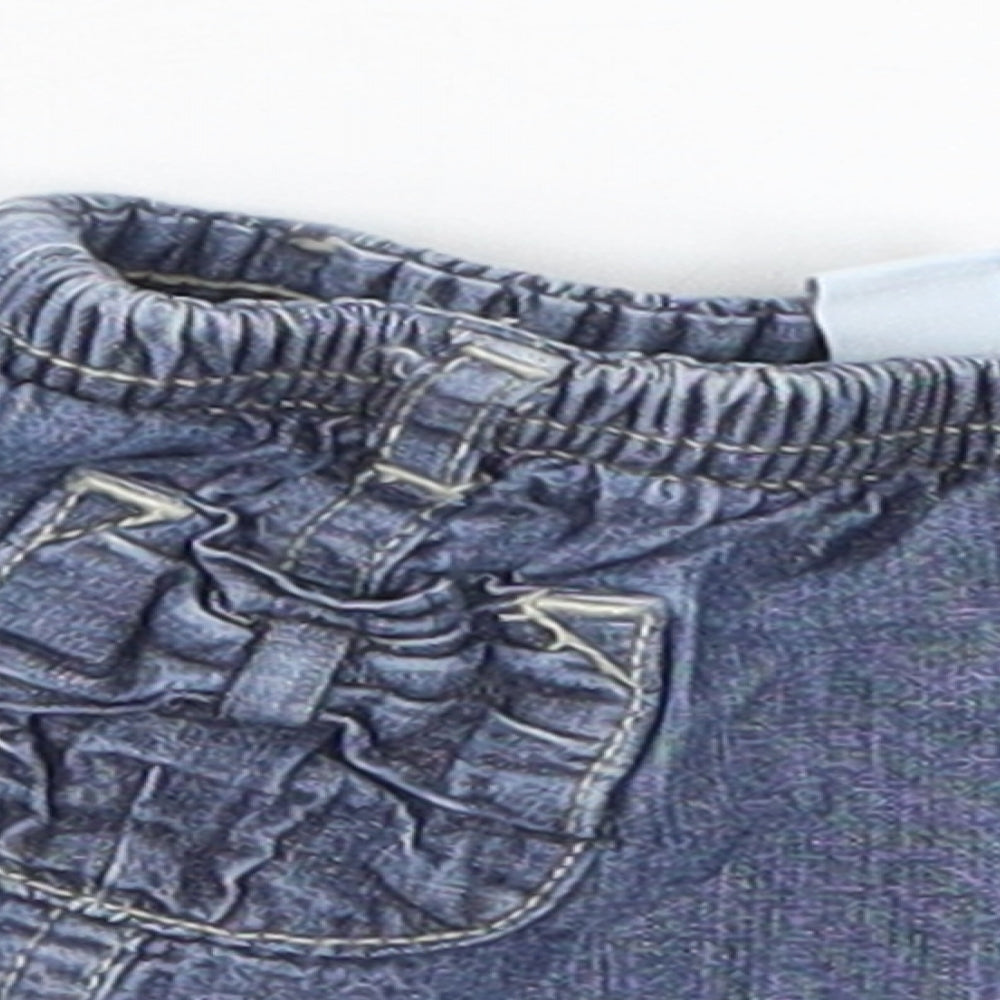 Gap Girls Blue  Cotton Skater Skirt Size 3-6 Months
