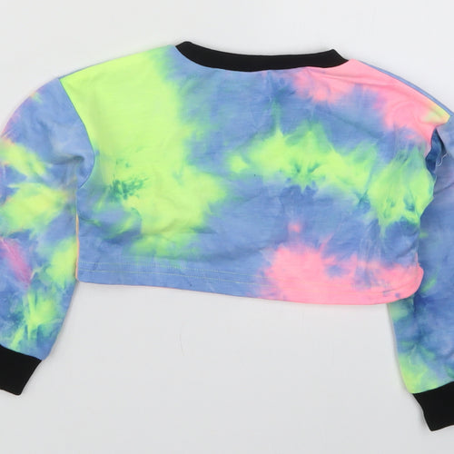 SheIn Girls Multicoloured  Polyester Pullover Sweatshirt Size 4 Years  Pullover - Abstract