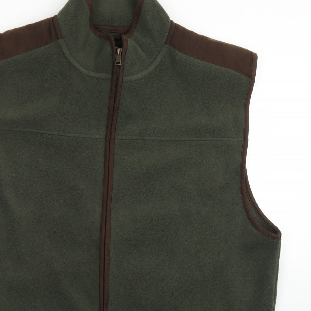 PG Field Mens Green   Gilet Jacket Size 2XL  Zip
