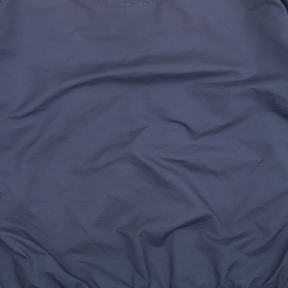 Nike Mens Blue  Polyester Pullover Casual Size M V-Neck