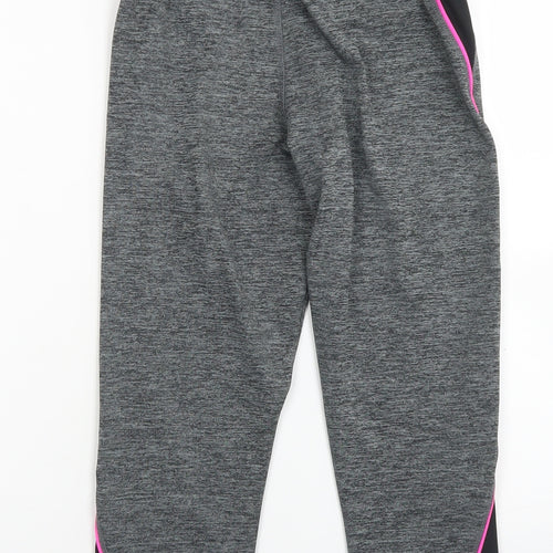 Peacocks Womens Grey  Polyester Compression Shorts Size 8 L17 in Regular