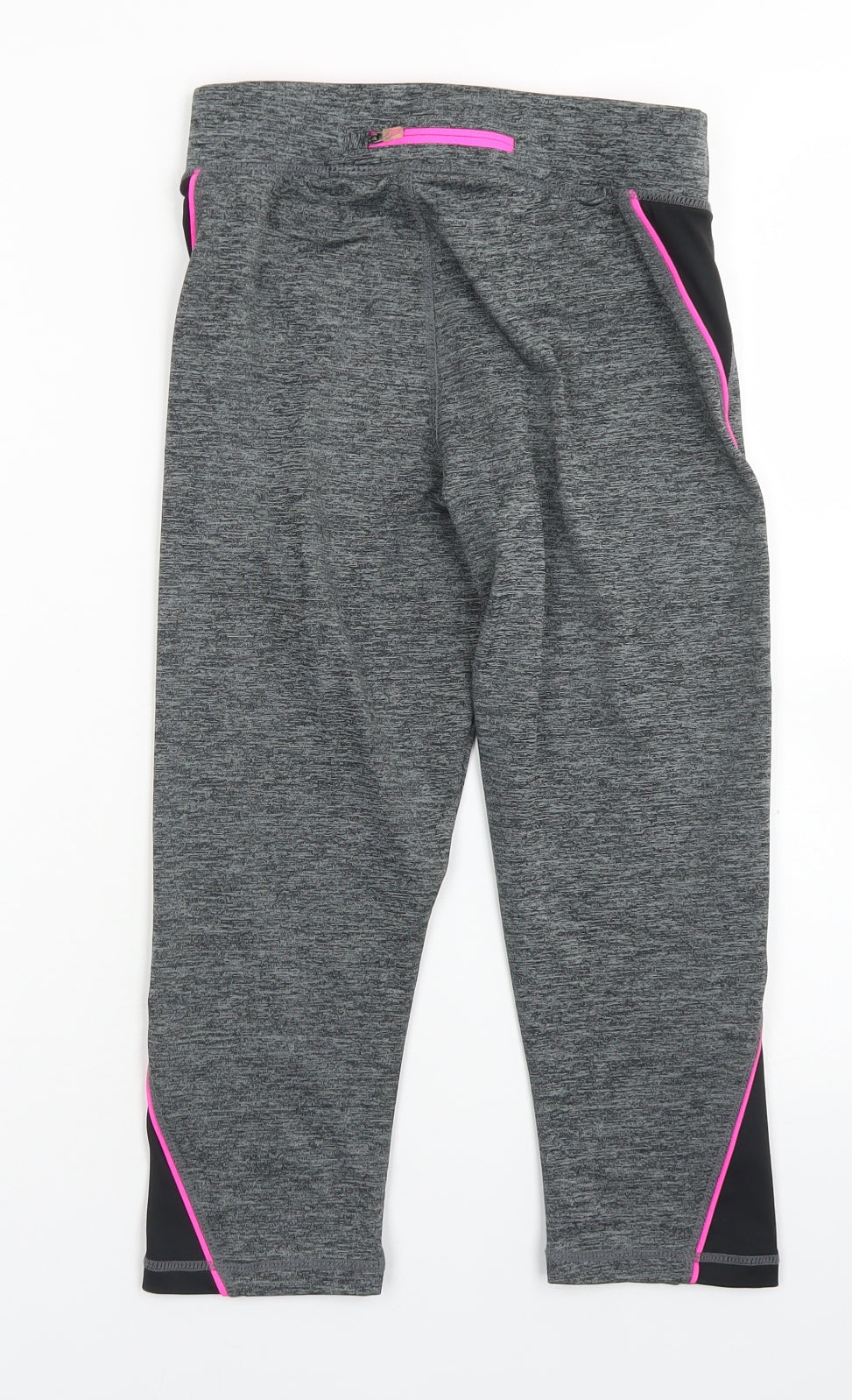 Peacocks Womens Grey  Polyester Compression Shorts Size 8 L17 in Regular