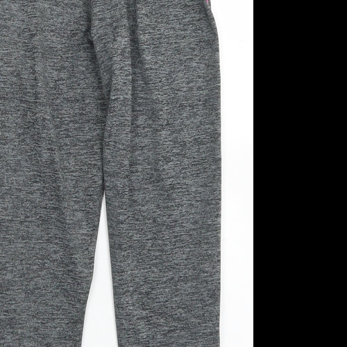 Peacocks Womens Grey  Polyester Compression Shorts Size 8 L17 in Regular