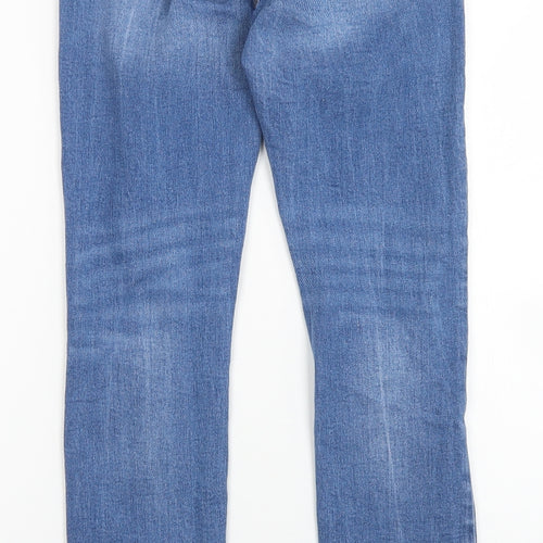 Denim Co Womens Blue  Cotton Skinny Jeans Size 6 L27 in Regular Button