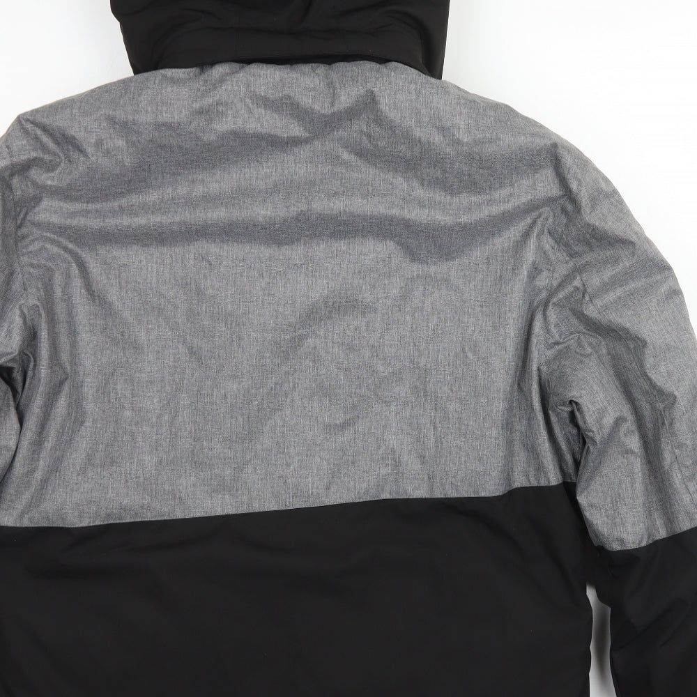 V-EXP79 Mens Grey   Parka Coat Size XL  Zip