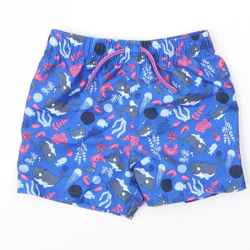 Primark Boys Blue  Polyester Sweatpants Trousers Size 18 Months  Drawstring