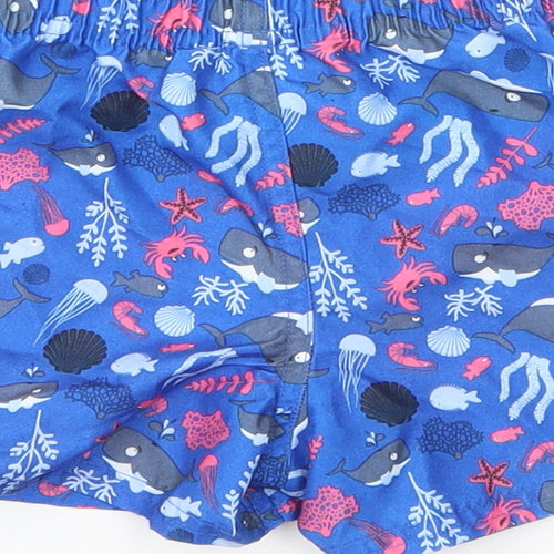 Primark Boys Blue  Polyester Sweatpants Trousers Size 18 Months  Drawstring