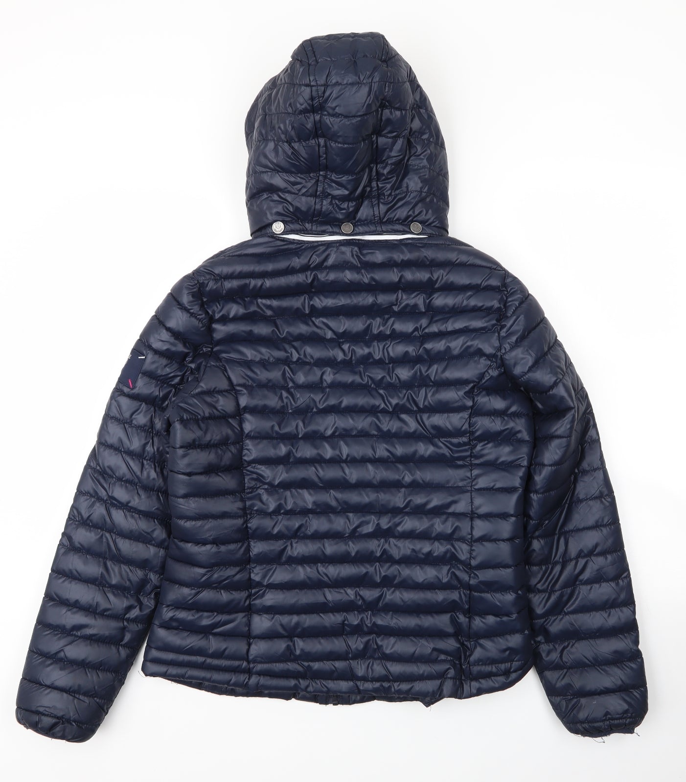 Voile Bleue Womens Blue   Puffer Jacket Coat Size M  Zip