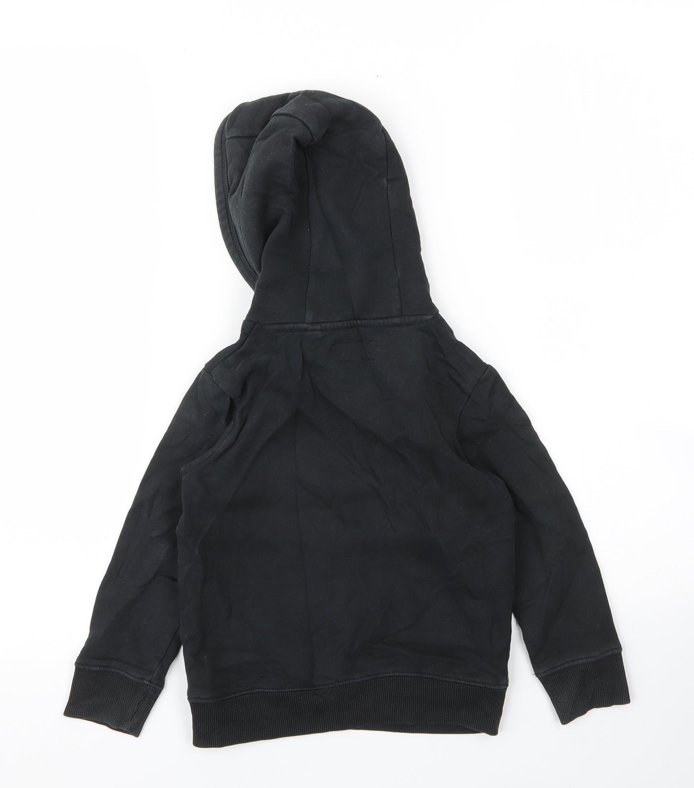 NEXT Boys Black  Cotton Pullover Hoodie Size 4 Years