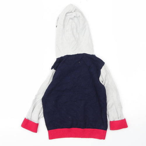 Studio Boys Blue  Cotton Pullover Hoodie Size 3 Years