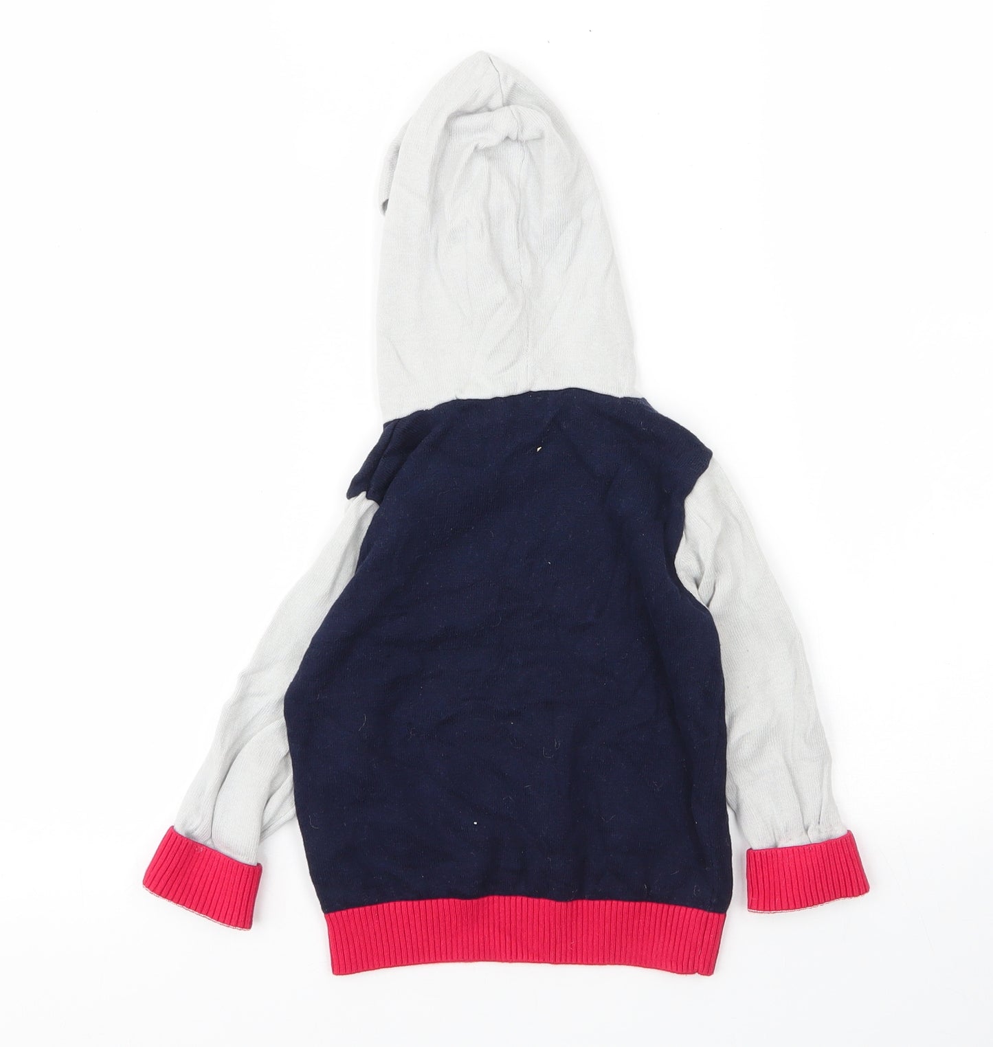 Studio Boys Blue  Cotton Pullover Hoodie Size 3 Years