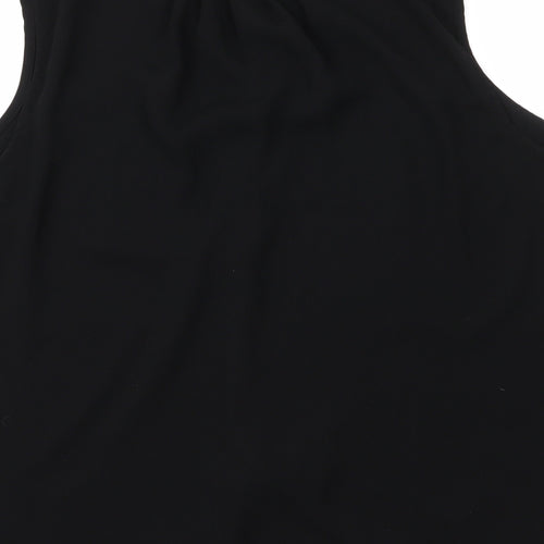 Apt9 Womens Black  Polyester Basic Blouse Size XL V-Neck