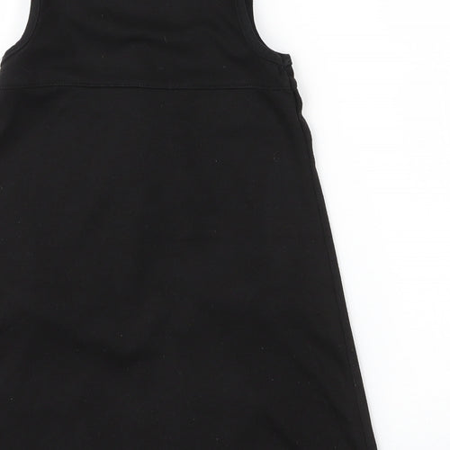 Lily & Dan Girls Black  Viscose A-Line  Size 3 Years  Round Neck