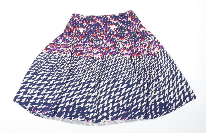 Leota Womens Blue Elastane A-Line Skirt Size XS