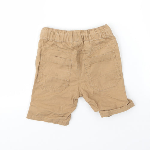 NEXT Boys Beige  Cotton Capri Trousers Size 12 Months  Drawstring