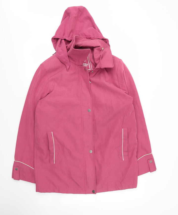 Balmoral Womens Pink   Parka Coat Size 12  Zip
