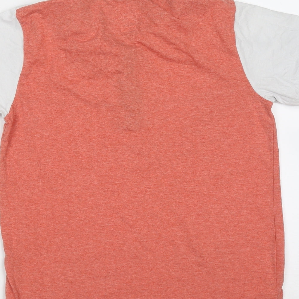 Matalan Boys Orange  Polyester Basic Polo Size 10-11 Years Collared