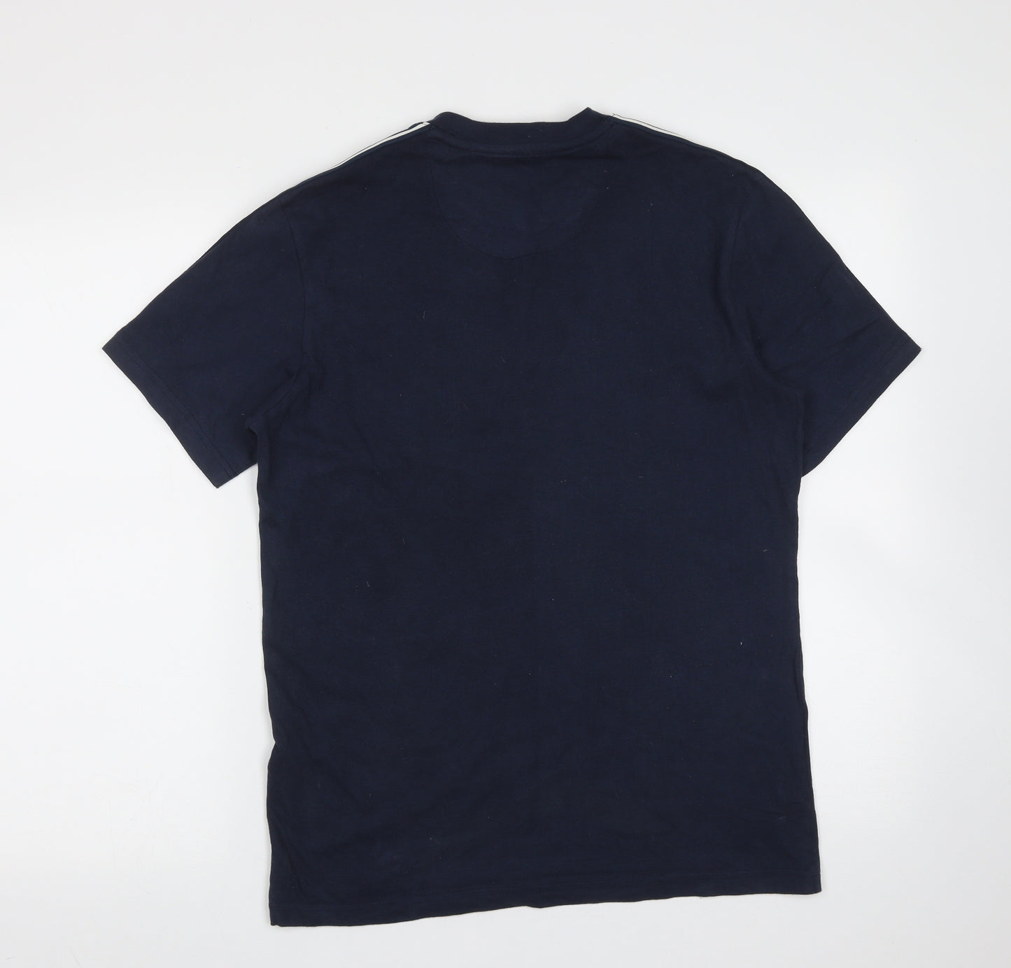 Jack Wills Mens Blue  Cotton  T-Shirt Size S Round Neck