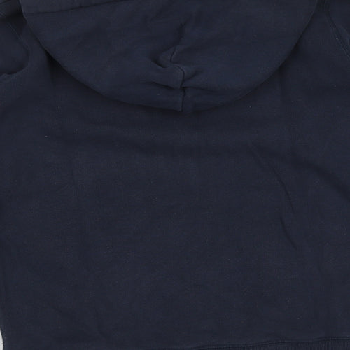 Jack Wills Womens Blue  Cotton Pullover Hoodie Size 8