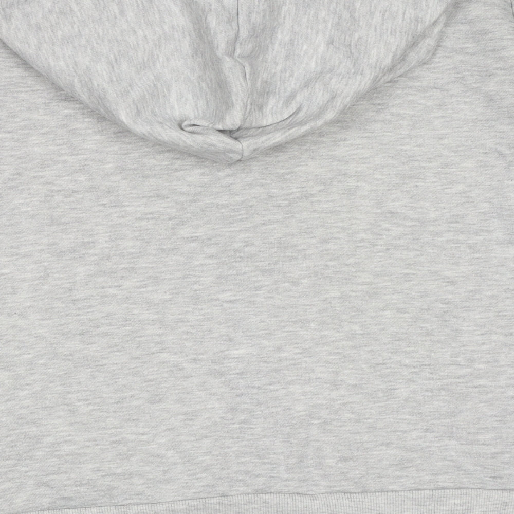 Papaya Womens Grey  Polyester Full Zip Hoodie Size L  Zip
