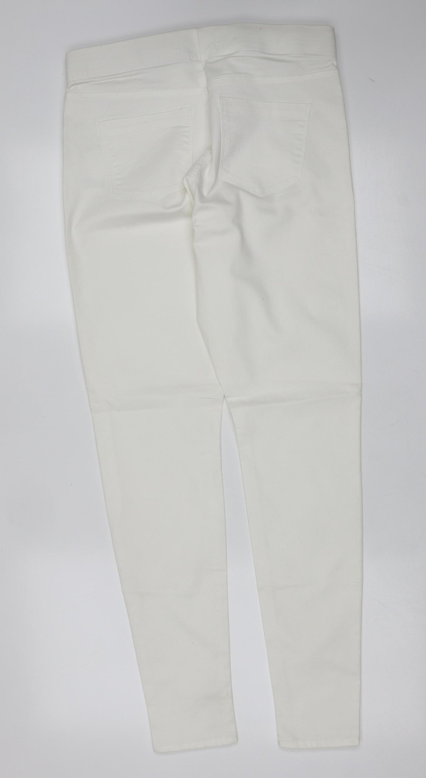 Papaya Womens White  Cotton Jegging Jeans Size 12 L31 in Extra-Slim