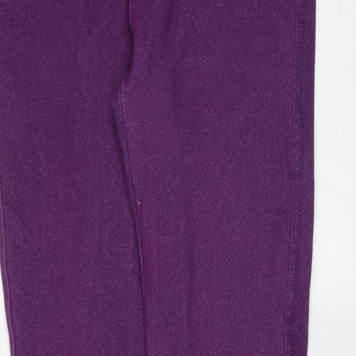 Miss 21 Womens Purple  Cotton Jegging Leggings Size 12 L31 in