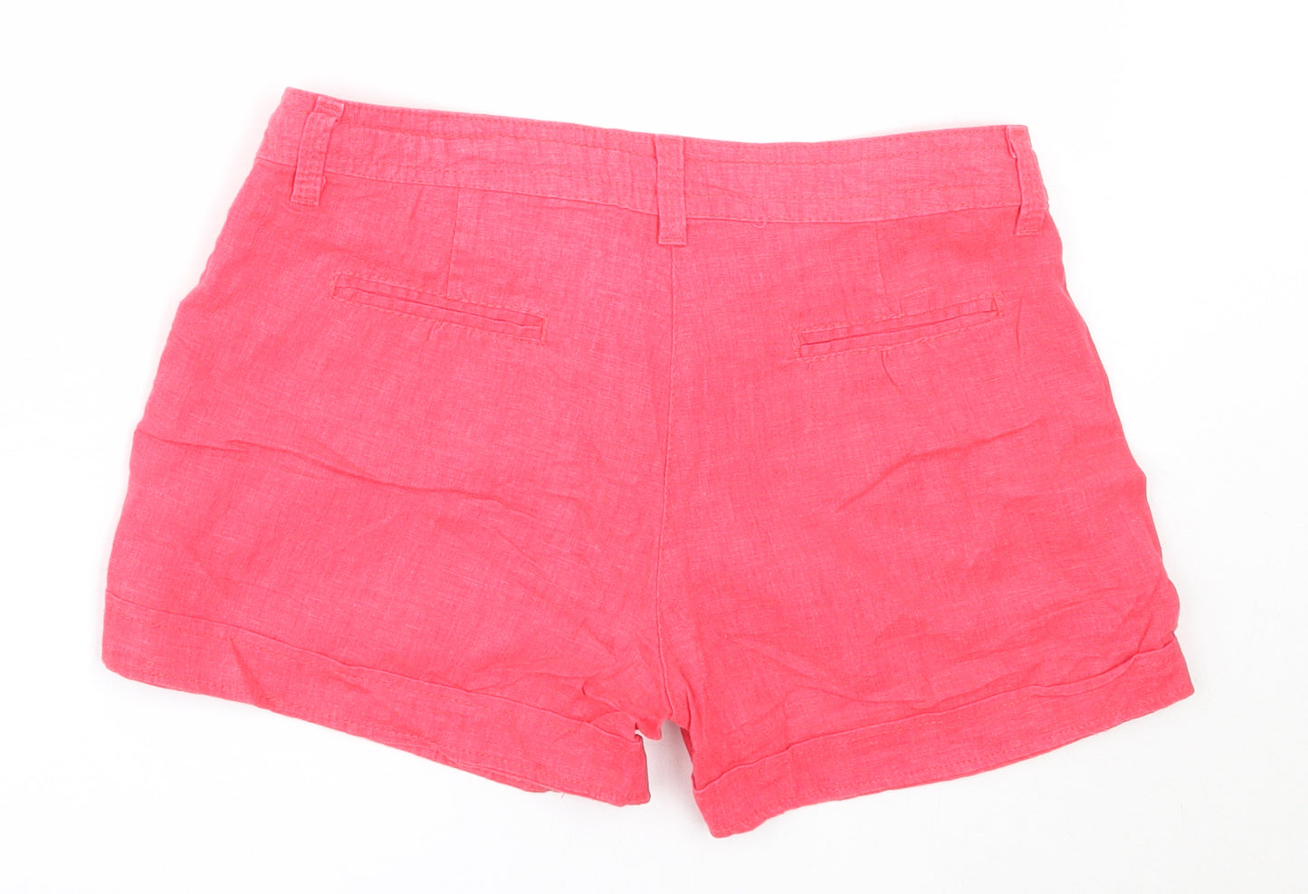 Primark Womens Pink  Viscose Bermuda Shorts Size 30 in  Regular