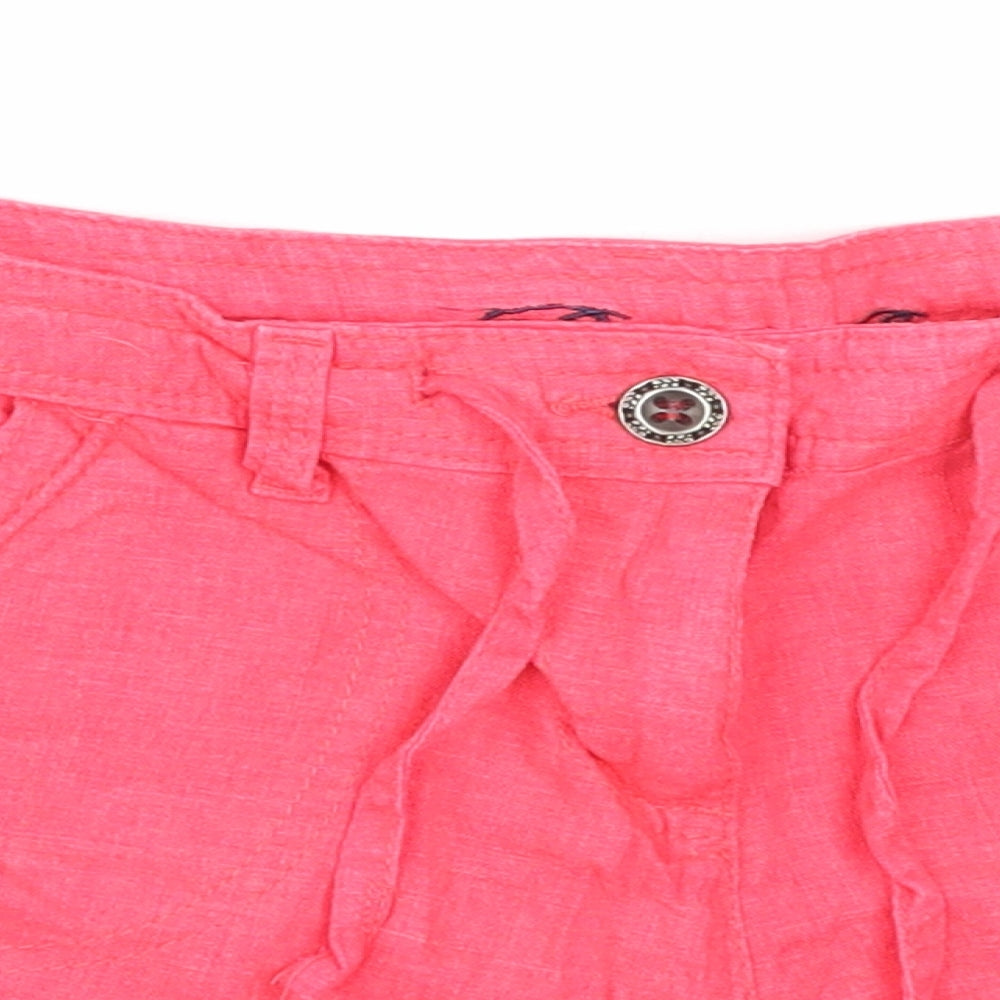 Primark Womens Pink  Viscose Bermuda Shorts Size 30 in  Regular