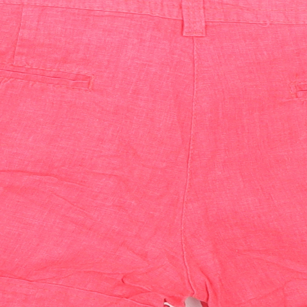 Primark Womens Pink  Viscose Bermuda Shorts Size 30 in  Regular
