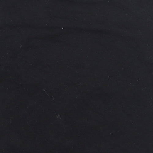 B&M Boys Black  Cotton Basic T-Shirt Size 5-6 Years Round Neck