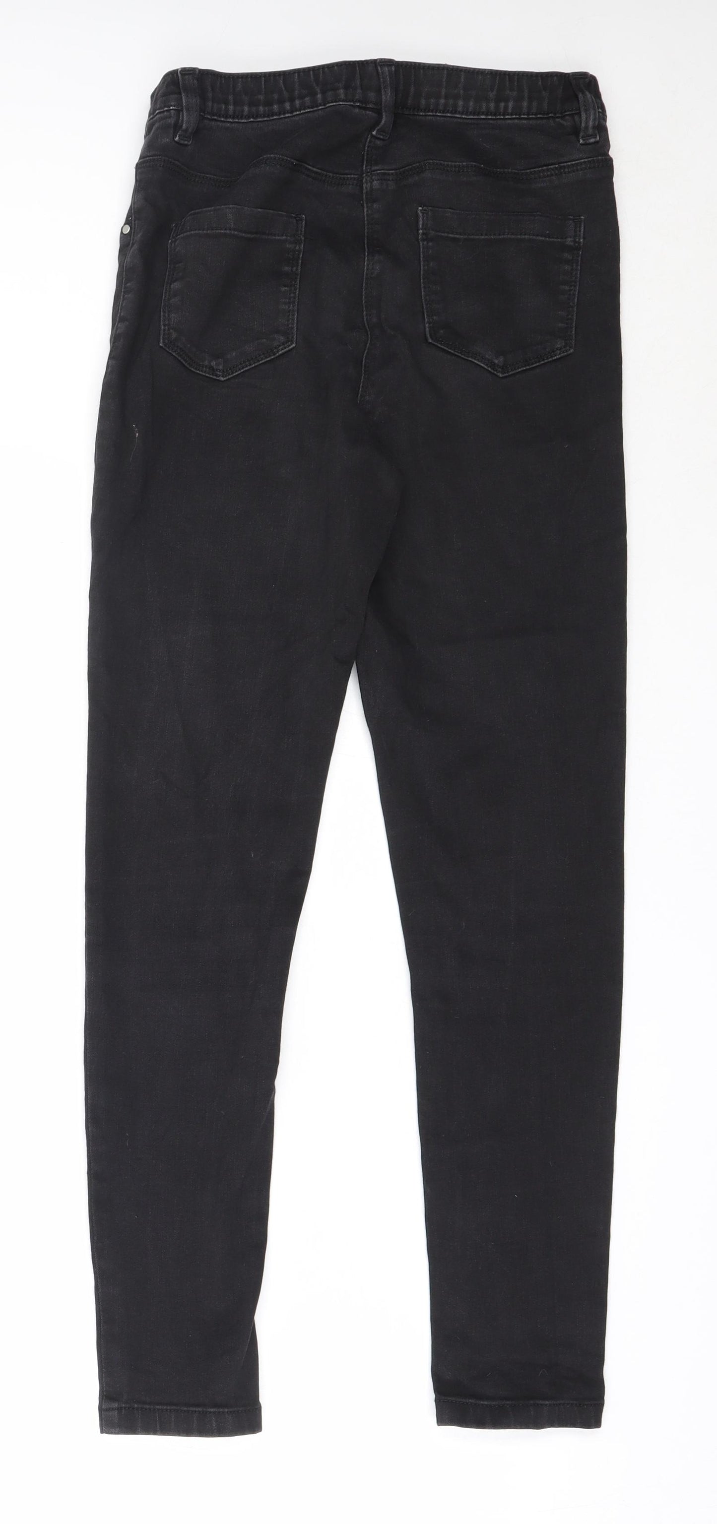 NEXT Girls Black  Cotton Skinny Jeans Size 13 Years  Regular