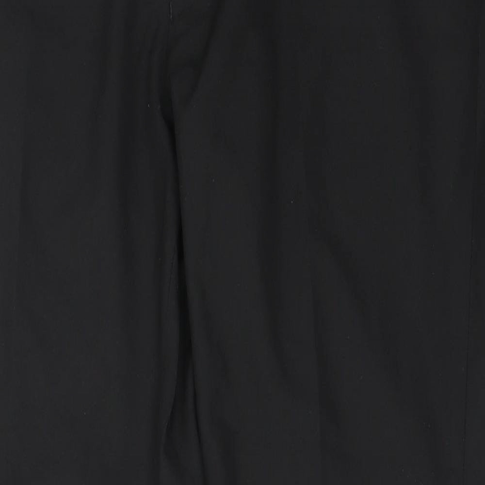 NEXT Mens Black  Polyester Trousers  Size 36 in L31 in Regular