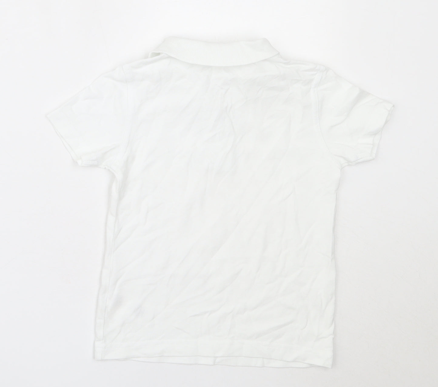 George Boys White  Cotton Basic Button-Up Size 4-5 Years Collared