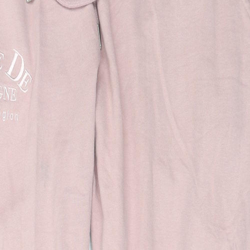 Pep&Co Womens Pink  Polyester Jogger Trousers Size L L27 in Regular