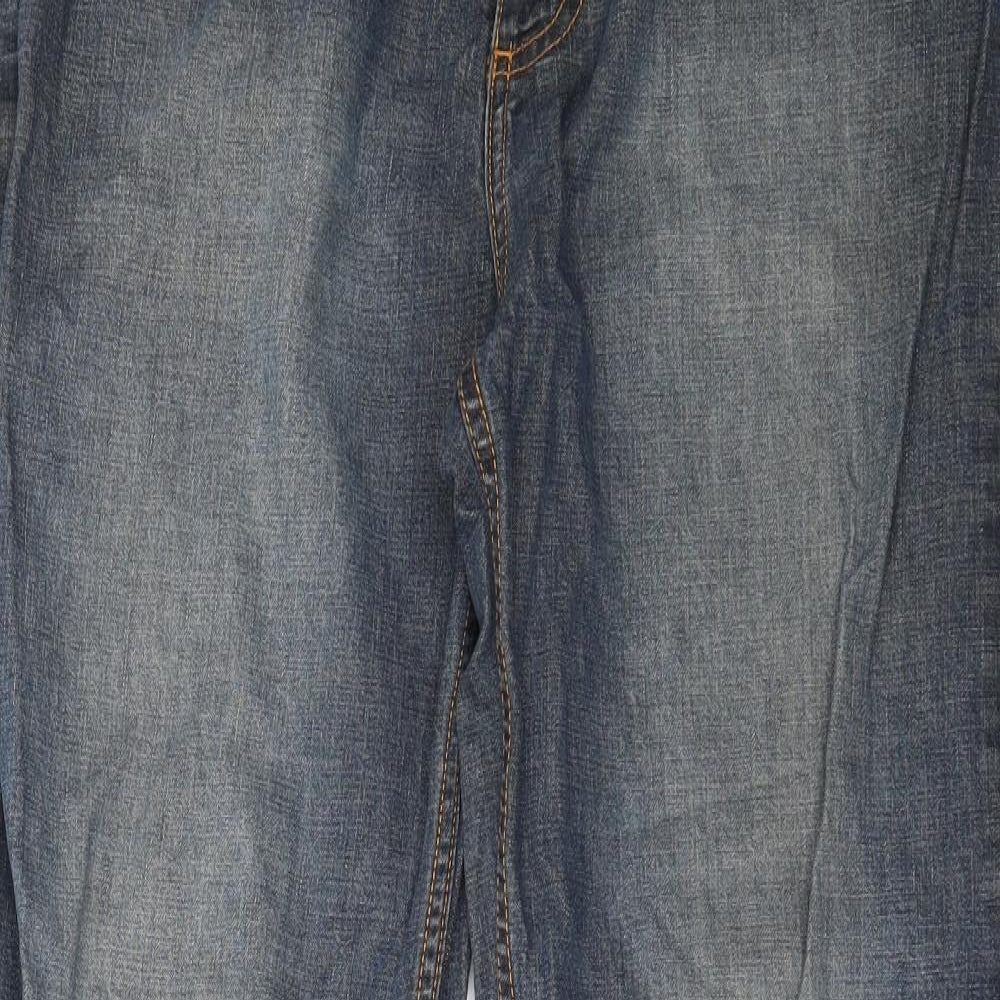 NEXT Mens Blue  Cotton Straight Jeans Size 32 in L31 in Regular