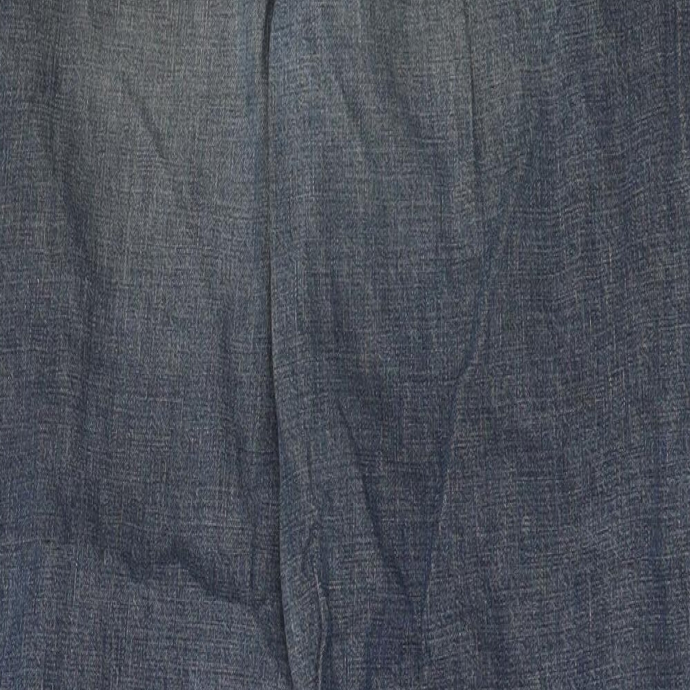 NEXT Mens Blue  Cotton Straight Jeans Size 32 in L31 in Regular