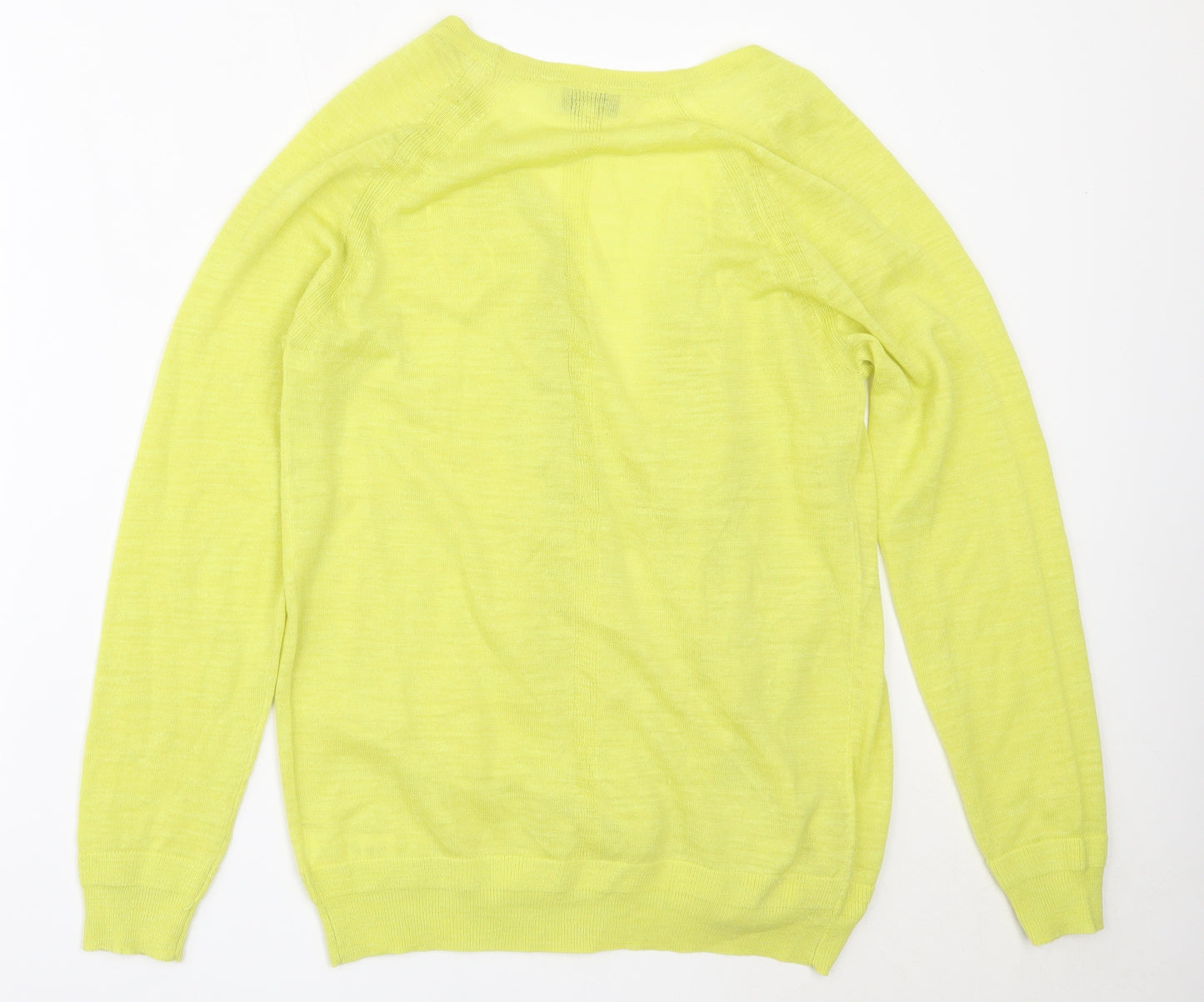 NEXT Womens Green Round Neck  Acrylic Cardigan Jumper Size 12