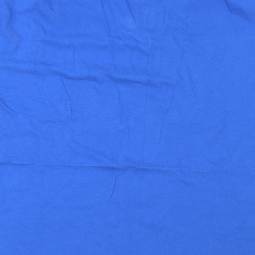 Donnay Mens Blue  Cotton  T-Shirt Size 4XL V-Neck