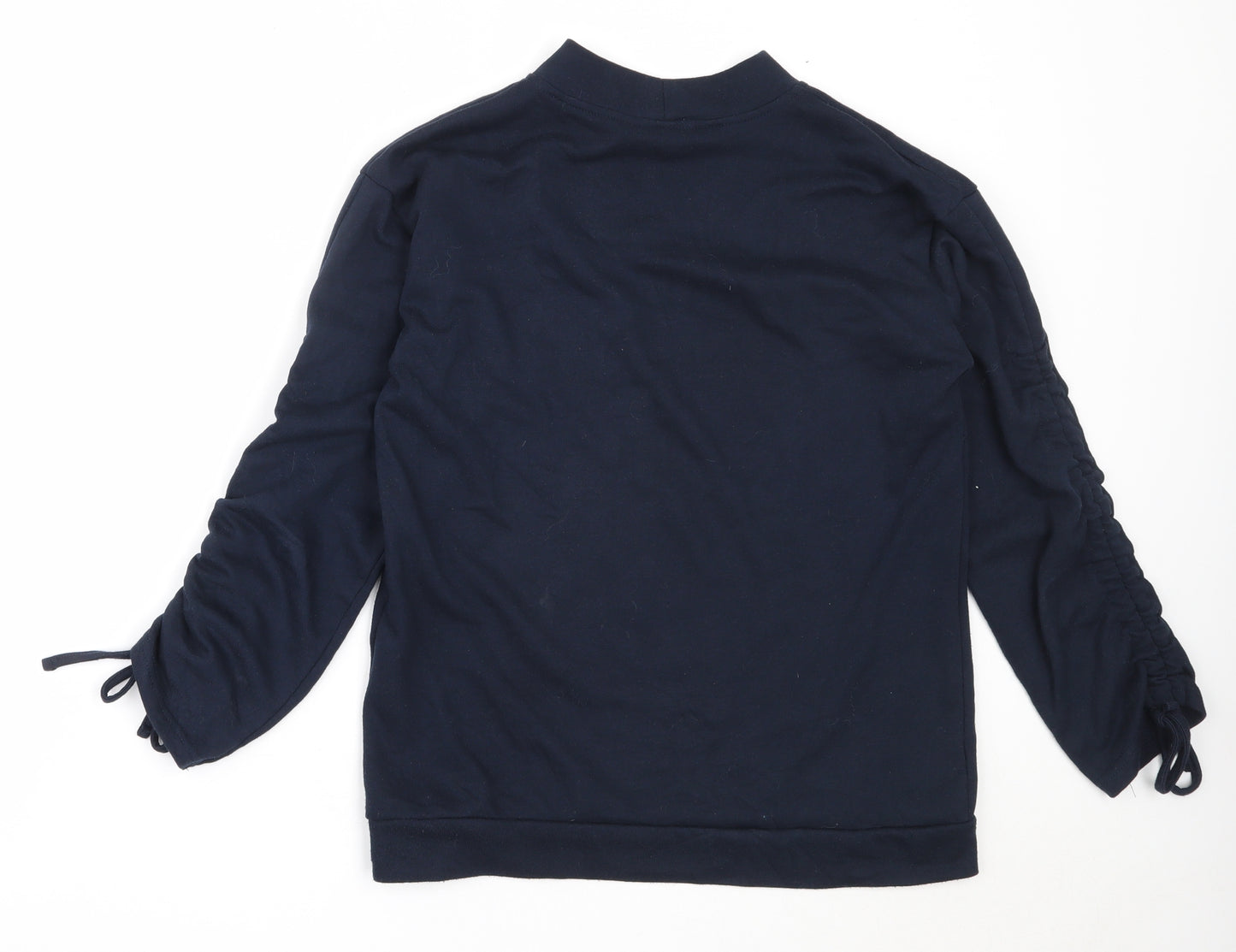 Vera Moda Womens Blue  Polyester Pullover Sweatshirt Size S