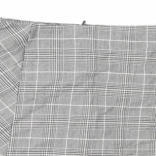 H&M Womens Grey  Polyester Mini Skirt Size 38