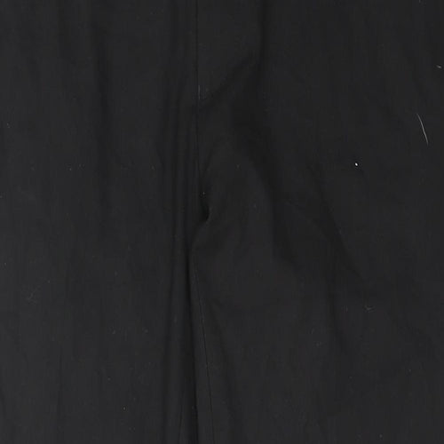 Preworn Womens Black  Polyester Trousers  Size 36 in L25.5 in Regular