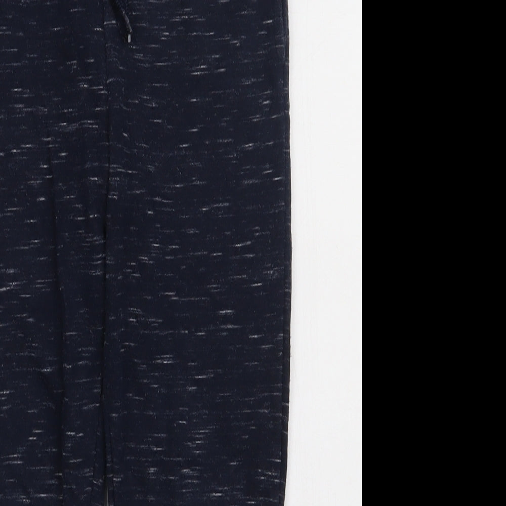 Primark Boys Blue  Cotton Jogger Trousers Size 7-8 Years  Regular Tie