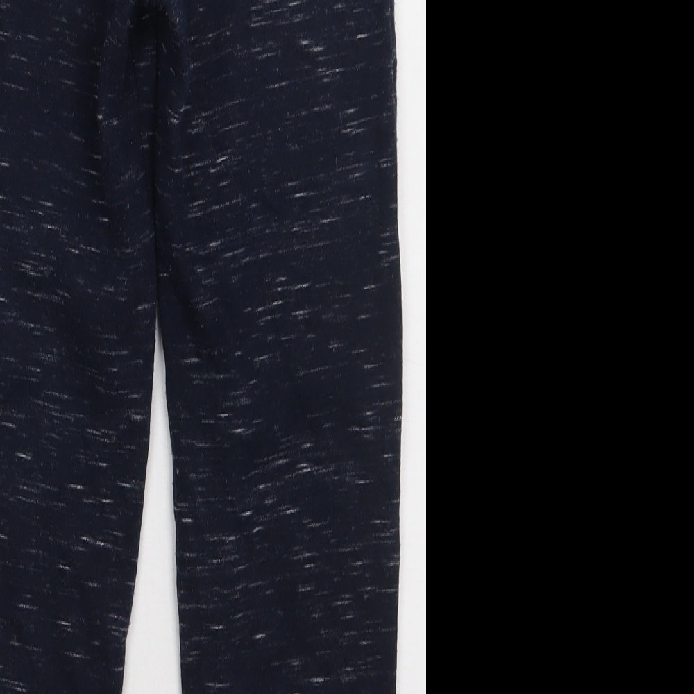 Primark Boys Blue  Cotton Jogger Trousers Size 7-8 Years  Regular Tie