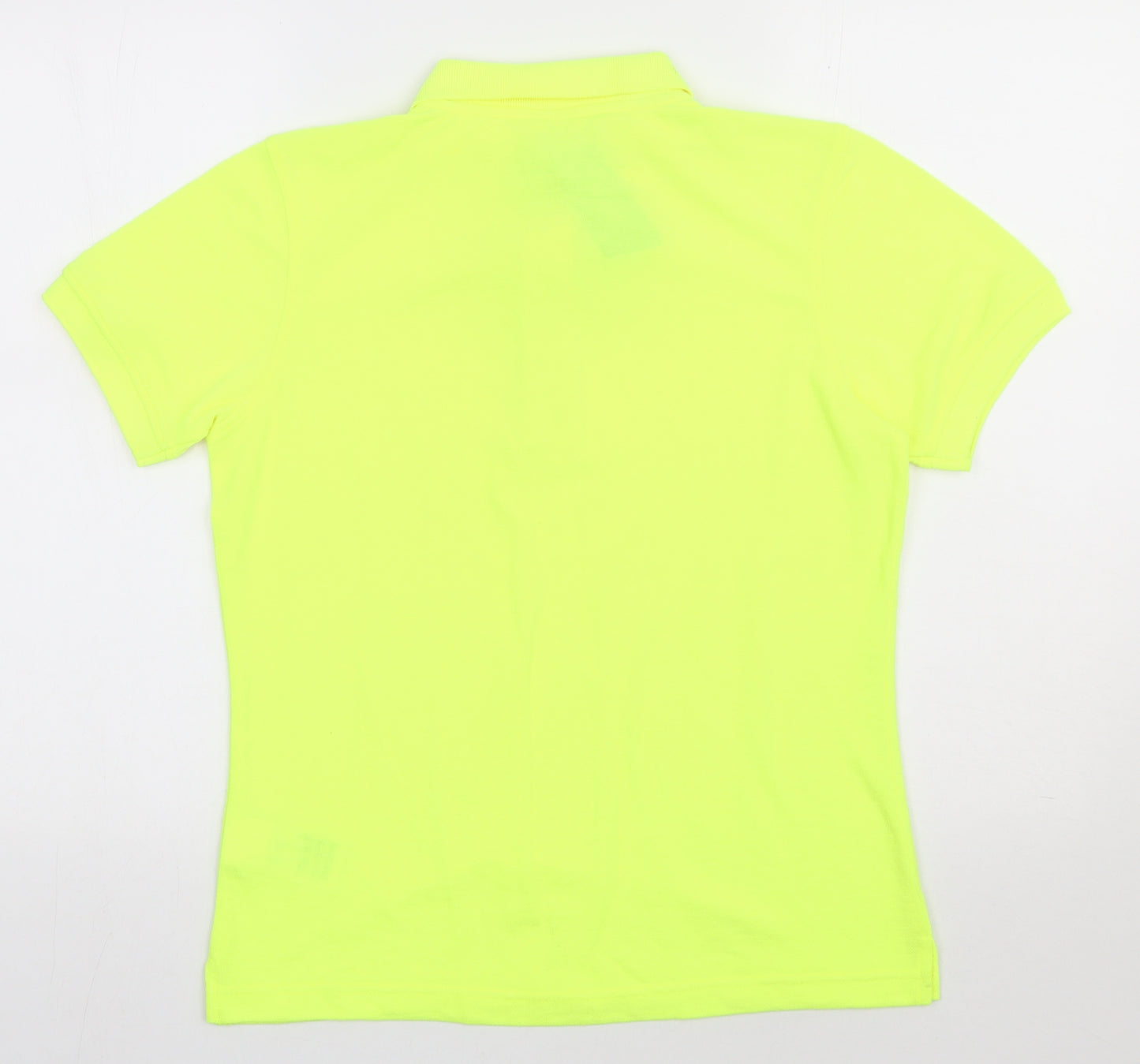 James & Nicholson Womens Yellow  Polyester Basic Polo Size M Collared - work wear