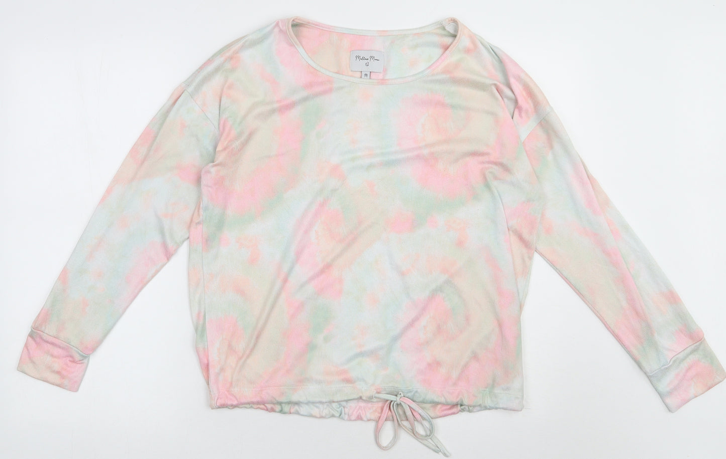 Mallow Moon Womens Pink  Polyester  Pyjama Set Size M