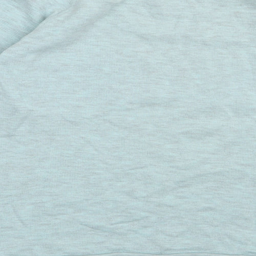 Topshop Womens Blue  Cotton Pullover Sweatshirt Size 8  Pullover